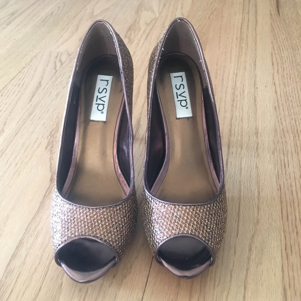 Evening high heels open toes